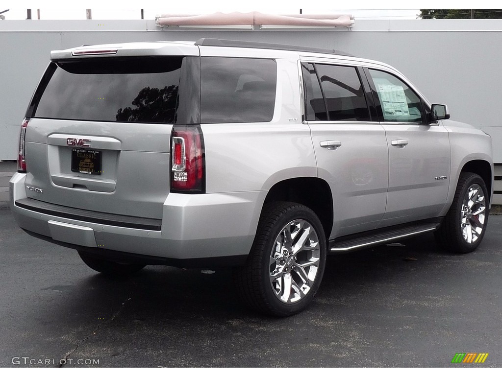 2017 Yukon SLT 4WD - Quicksilver Metallic / Jet Black photo #2