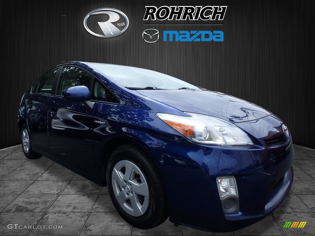 2010 Prius Hybrid II - Blue Ribbon Metallic / Misty Gray photo #1