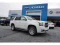 2017 White Frost Tricoat GMC Yukon SLT  photo #1