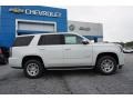 White Frost Tricoat 2017 GMC Yukon SLT Exterior
