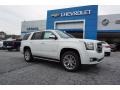 2017 White Frost Tricoat GMC Yukon SLT  photo #1