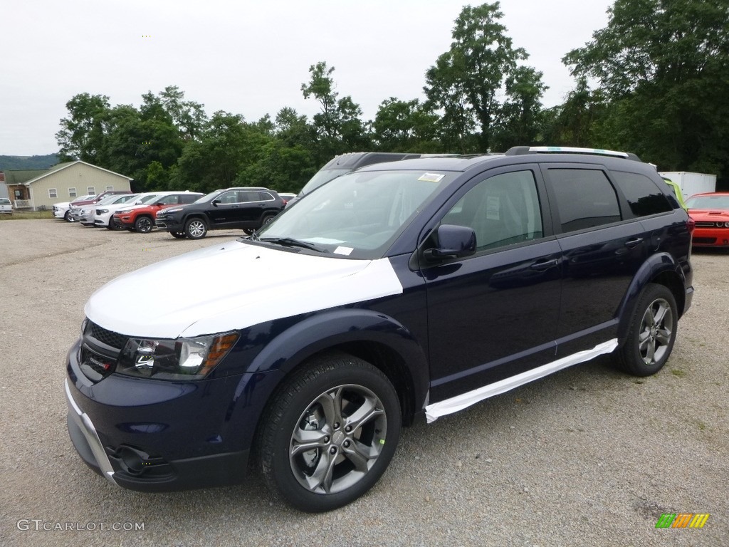 Contusion Blue 2017 Dodge Journey Crossroad AWD Exterior Photo #121835558