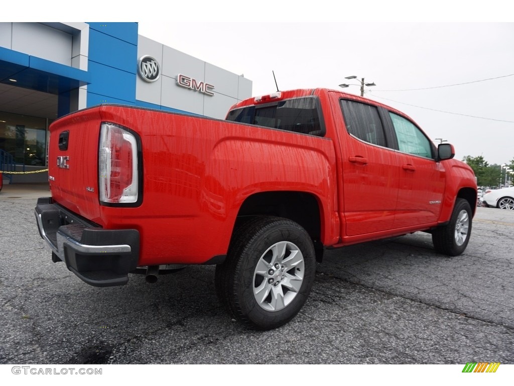 2017 Canyon SLE Crew Cab - Cardinal Red / Jet Black photo #7