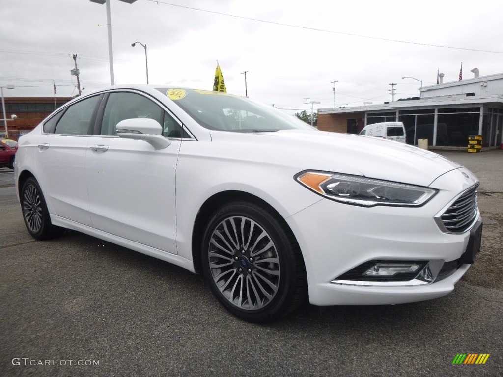 2017 Fusion Titanium - Oxford White / Medium Soft Ceramic photo #8