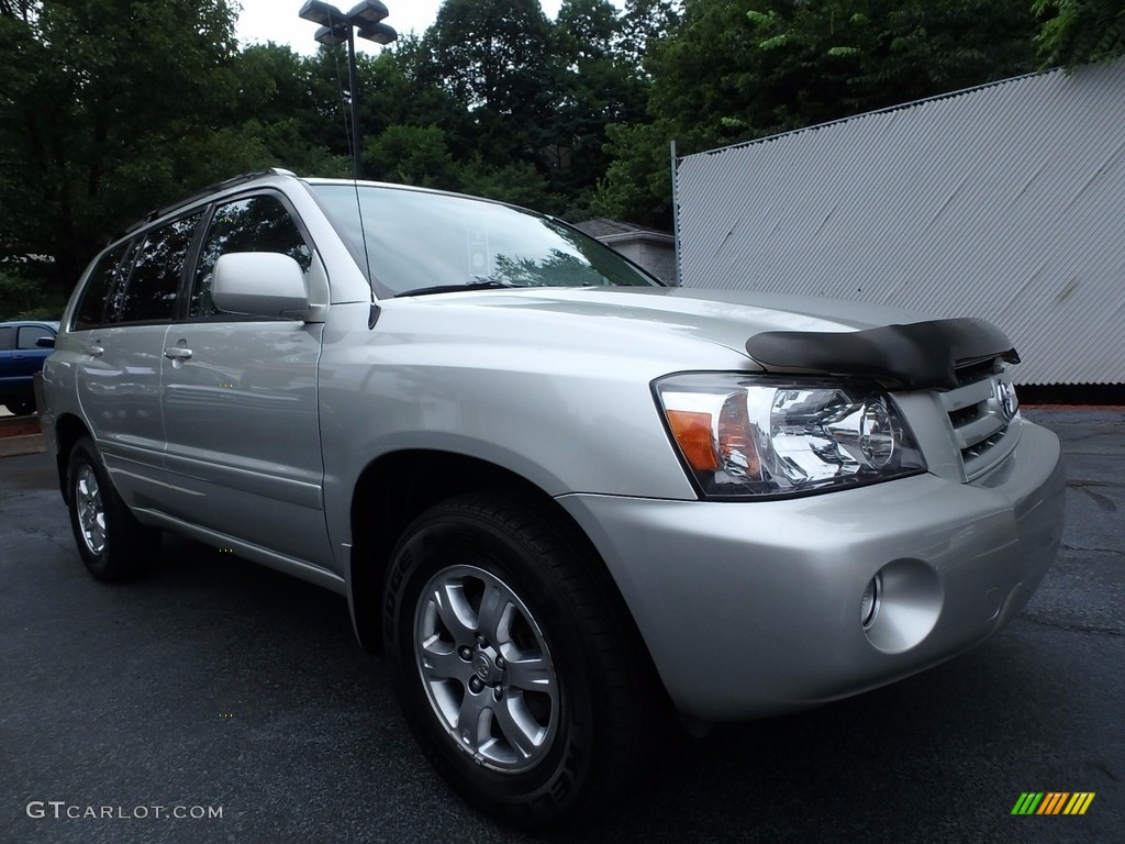 2006 Highlander V6 4WD - Millenium Silver Metallic / Ash Gray photo #1