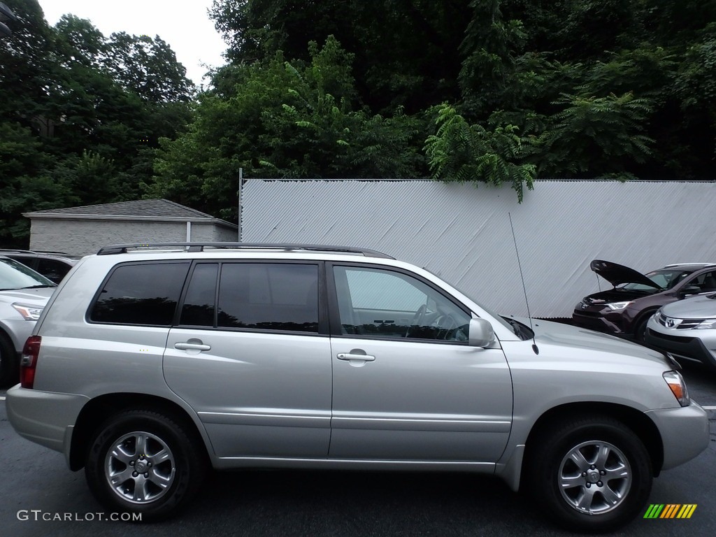 2006 Highlander V6 4WD - Millenium Silver Metallic / Ash Gray photo #2