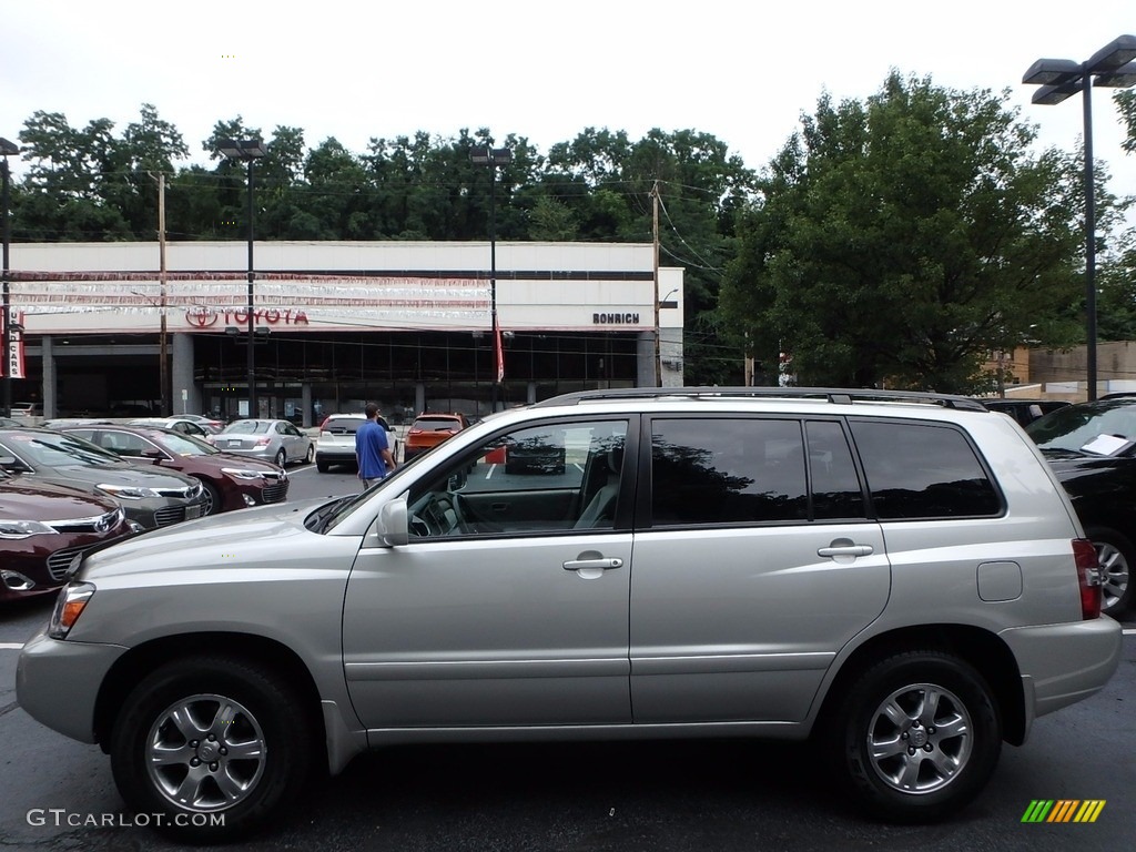 2006 Highlander V6 4WD - Millenium Silver Metallic / Ash Gray photo #4