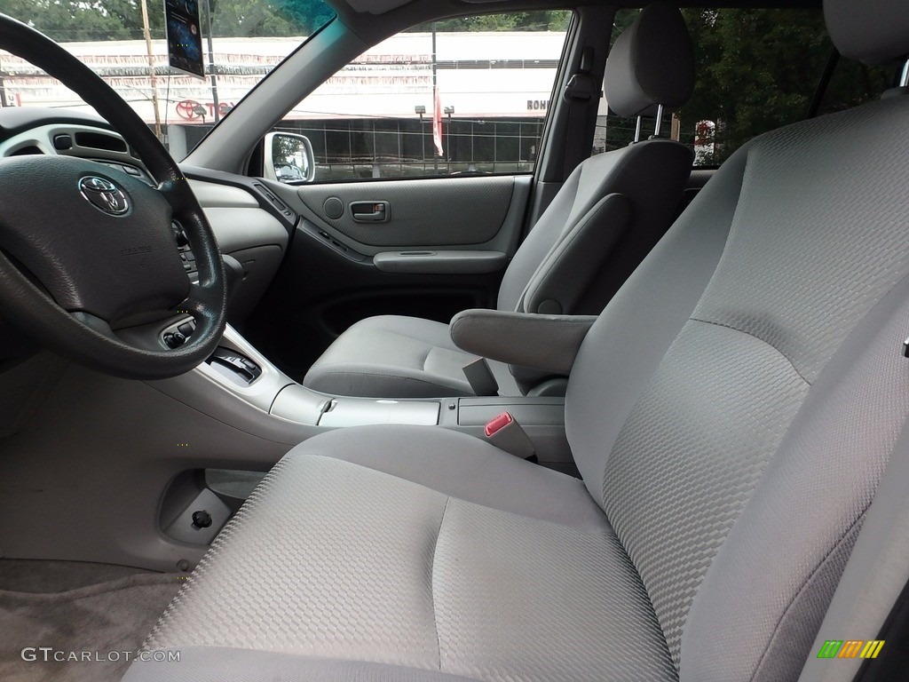 2006 Highlander V6 4WD - Millenium Silver Metallic / Ash Gray photo #6