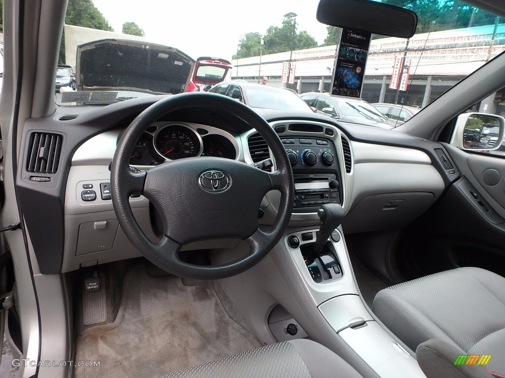 2006 Highlander V6 4WD - Millenium Silver Metallic / Ash Gray photo #8