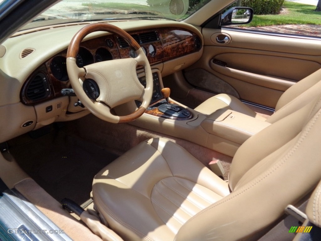 1997 XK XK8 Convertible - British Racing Green / Coffee photo #14