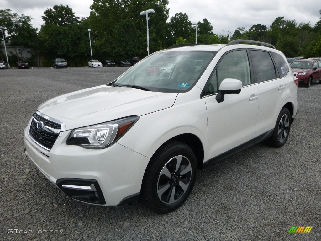 Crystal White Pearl 2018 Subaru Forester 2.5i Limited Exterior Photo #121837275