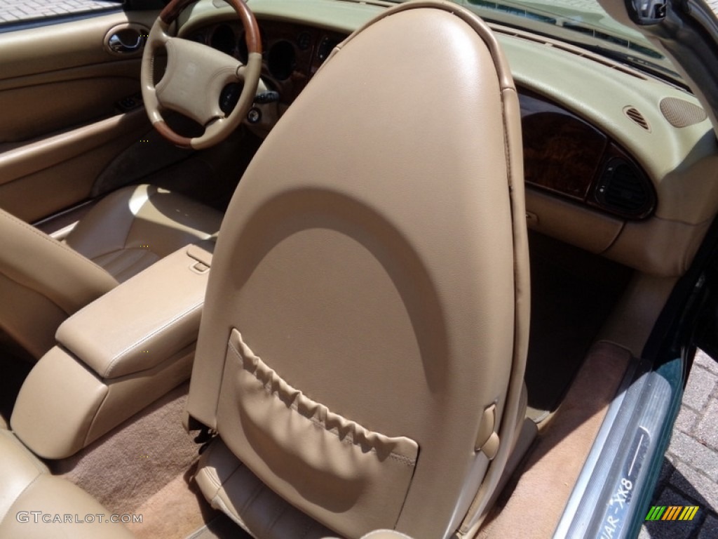 1997 XK XK8 Convertible - British Racing Green / Coffee photo #23