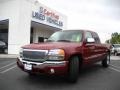 2007 Sport Dark Red Metallic GMC Sierra 1500 Classic SLE Extended Cab  photo #1