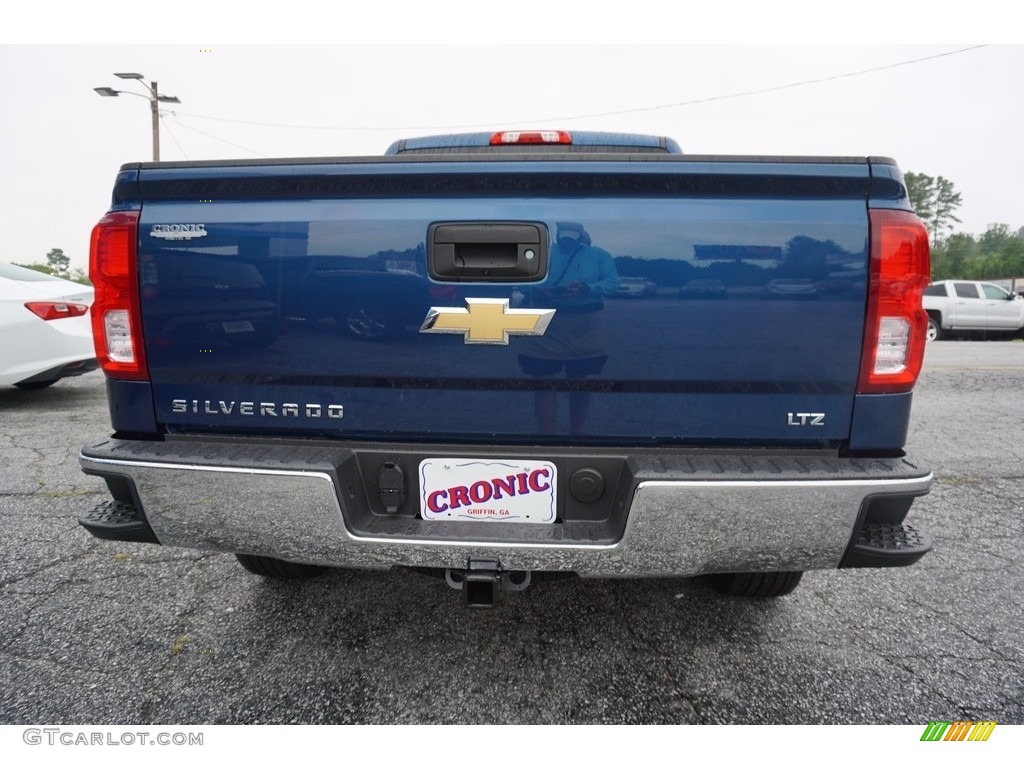 2017 Silverado 1500 LTZ Crew Cab - Deep Ocean Blue Metallic / Cocoa/­Dune photo #6