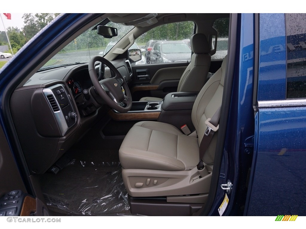 2017 Silverado 1500 LTZ Crew Cab - Deep Ocean Blue Metallic / Cocoa/­Dune photo #9