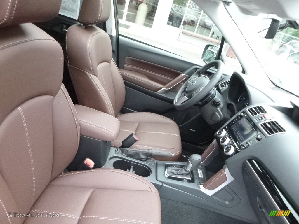 2018 Forester 2.0XT Touring - Crystal Black Silica / Brown photo #4