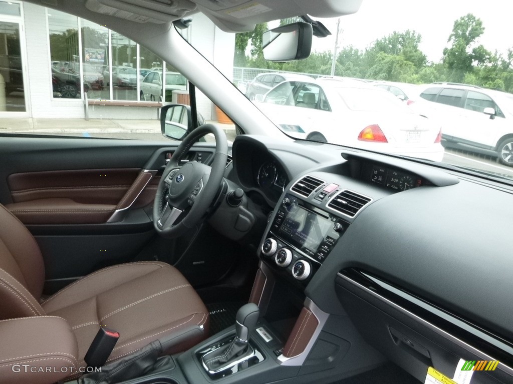 2018 Forester 2.0XT Touring - Crystal Black Silica / Brown photo #5