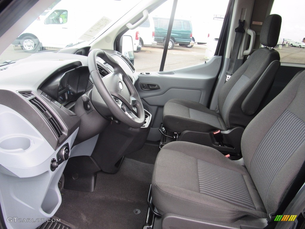Pewter Interior 2017 Ford Transit Wagon XLT 350 MR Long Photo #121838370