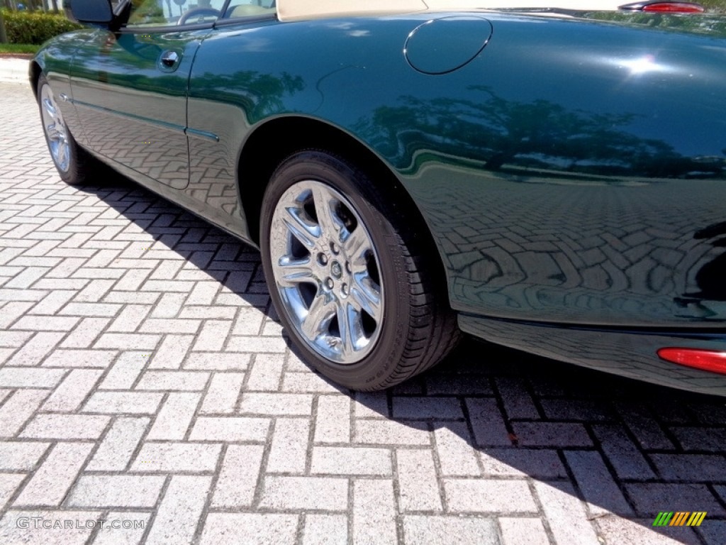 1997 XK XK8 Convertible - British Racing Green / Coffee photo #70