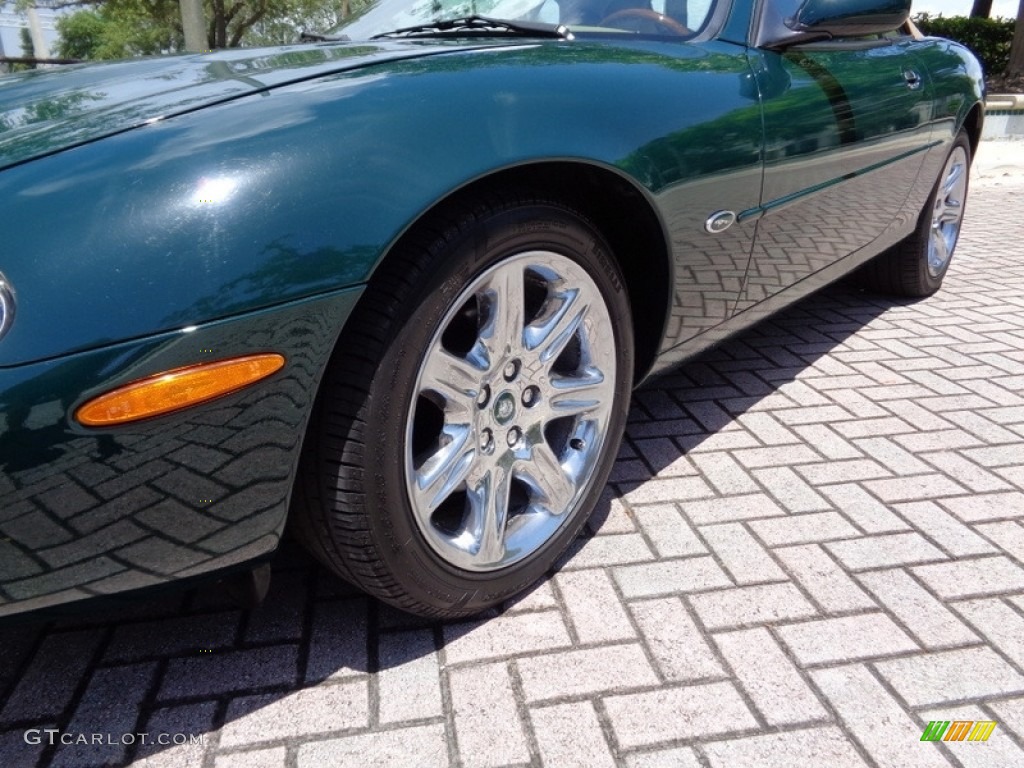 1997 XK XK8 Convertible - British Racing Green / Coffee photo #71