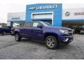 Laser Blue Metallic 2017 Chevrolet Colorado Z71 Crew Cab