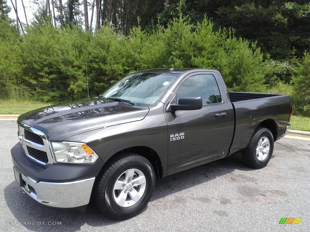 2017 1500 Tradesman Regular Cab - Granite Crystal Metallic / Black/Diesel Gray photo #2