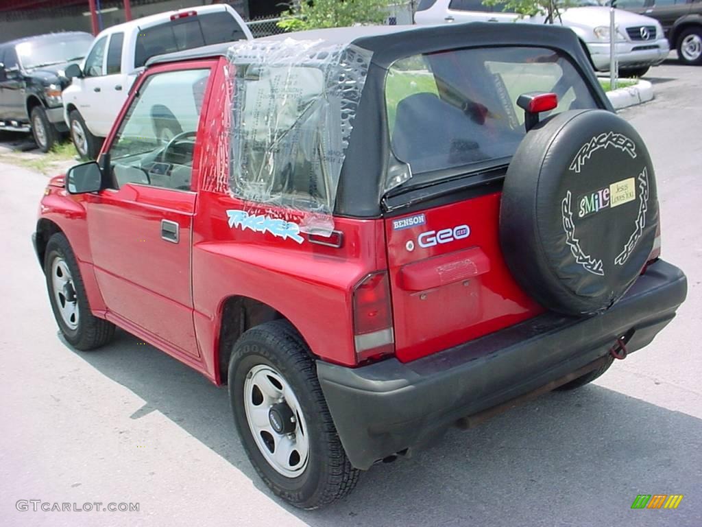 1996 Tracker Soft Top - Wildfire Red / Charcoal photo #3