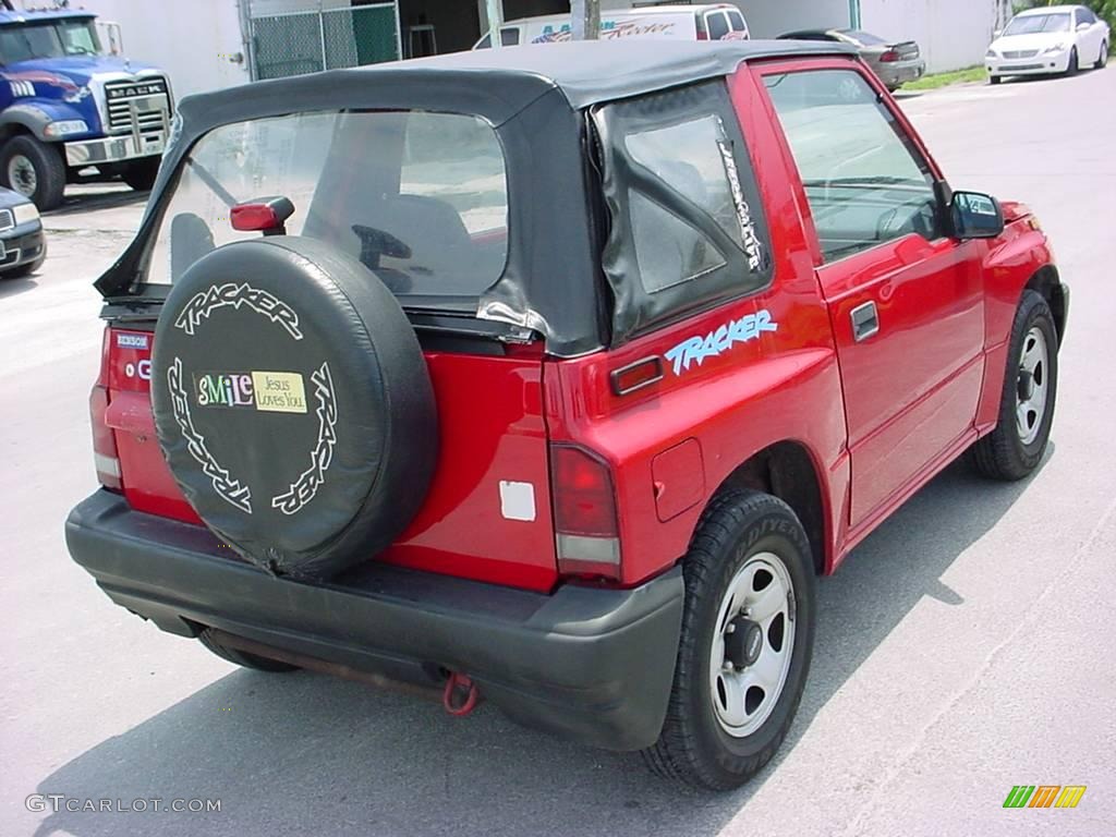 1996 Tracker Soft Top - Wildfire Red / Charcoal photo #5