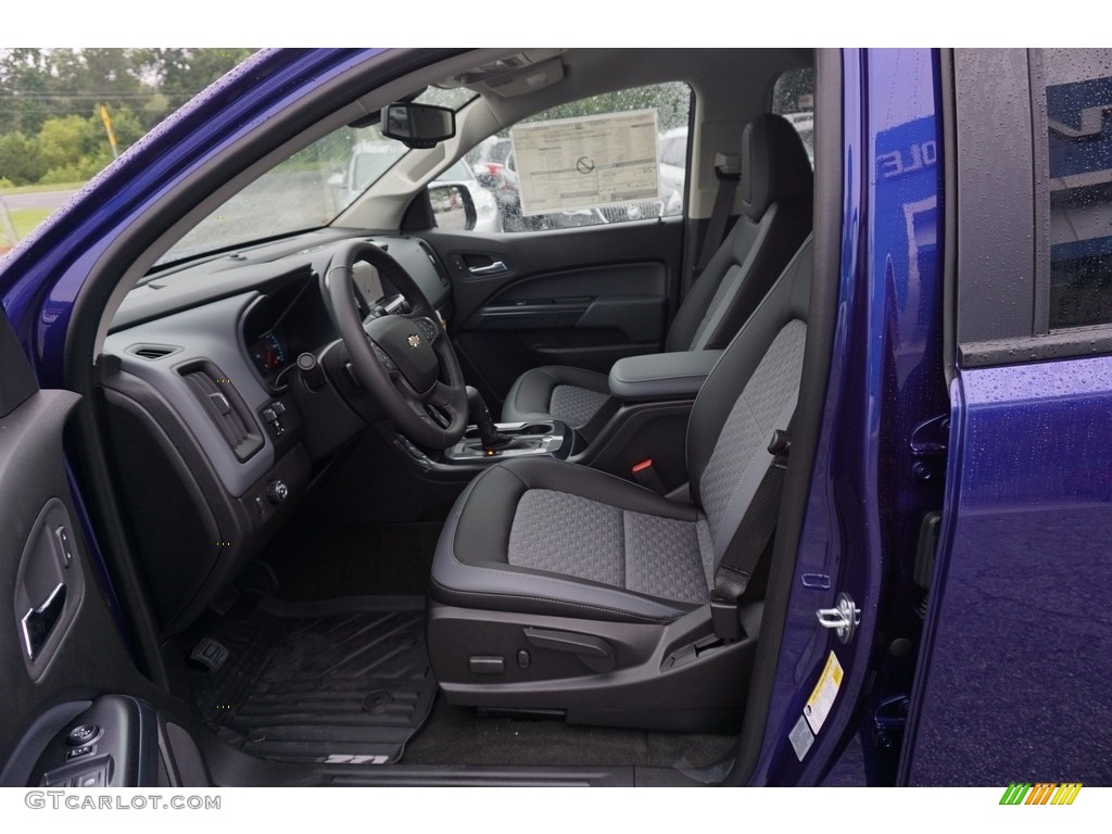 Jet Black Interior 2017 Chevrolet Colorado Z71 Crew Cab Photo #121838616
