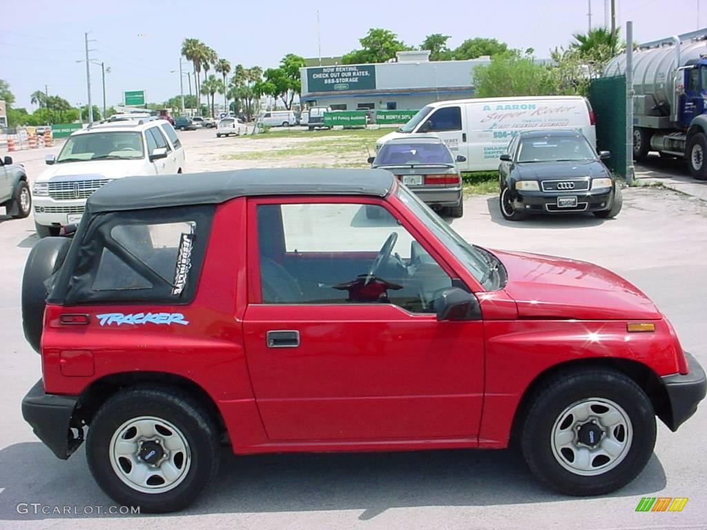 1996 Tracker Soft Top - Wildfire Red / Charcoal photo #6