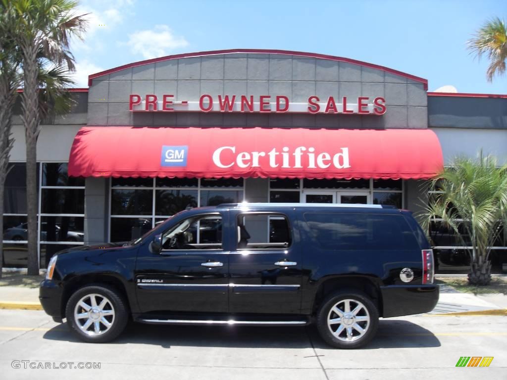 2007 Yukon XL Denali AWD - Onyx Black / Ebony Black photo #1