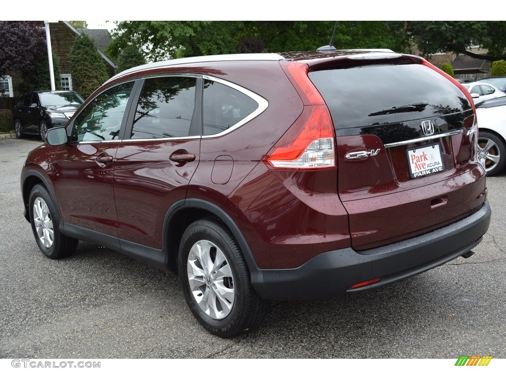 2014 CR-V EX-L AWD - Basque Red Pearl II / Gray photo #5