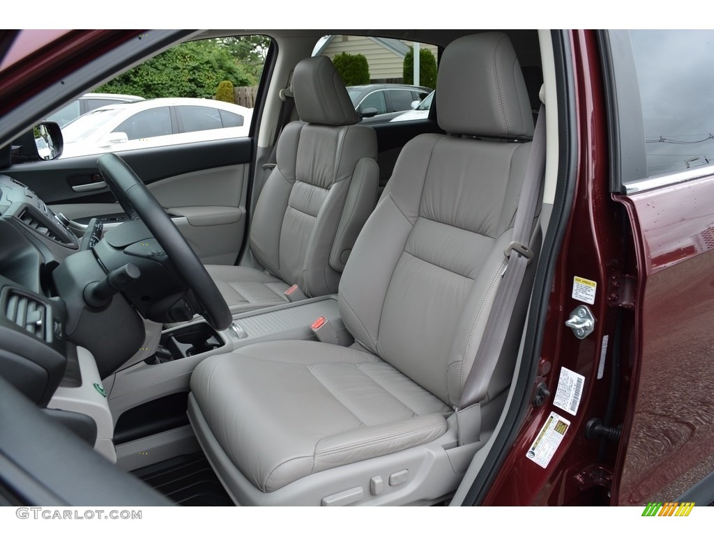 2014 CR-V EX-L AWD - Basque Red Pearl II / Gray photo #13