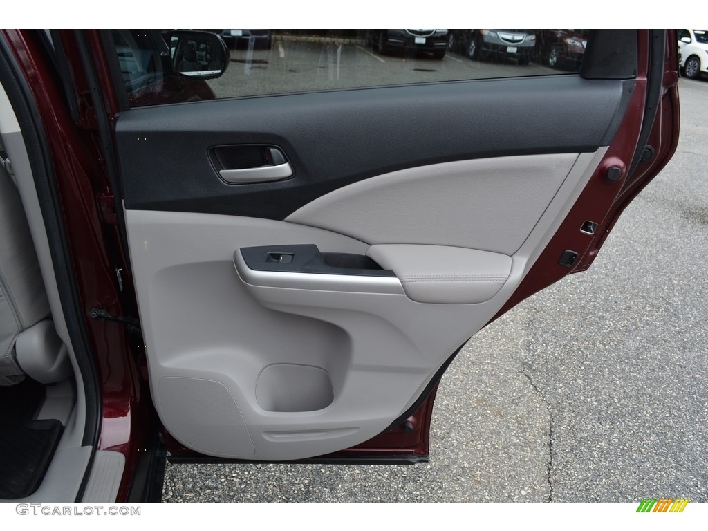 2014 CR-V EX-L AWD - Basque Red Pearl II / Gray photo #25