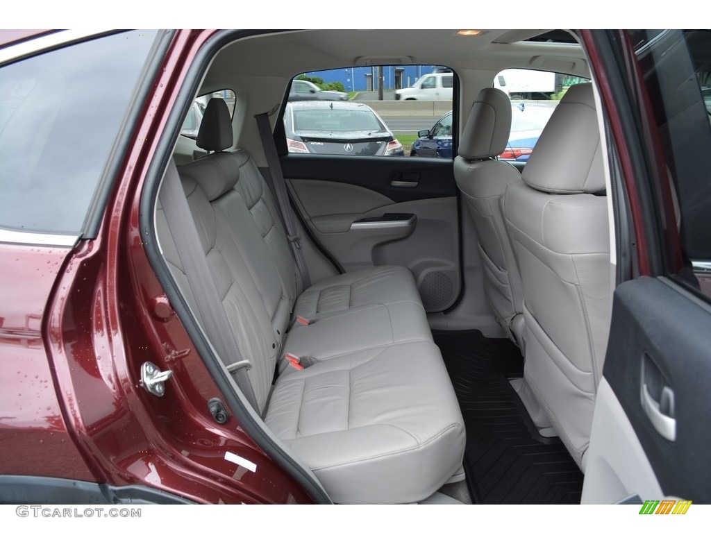 2014 CR-V EX-L AWD - Basque Red Pearl II / Gray photo #26