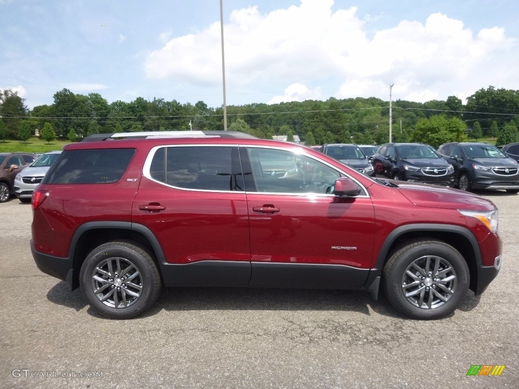 2017 Acadia SLT AWD - Crimson Red Tintcoat / Jet Black photo #4