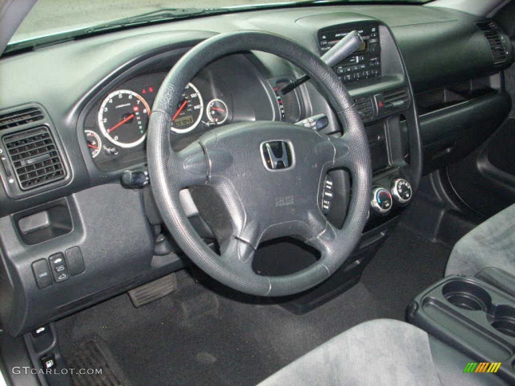 2003 CR-V EX 4WD - Satin Silver Metallic / Black photo #11