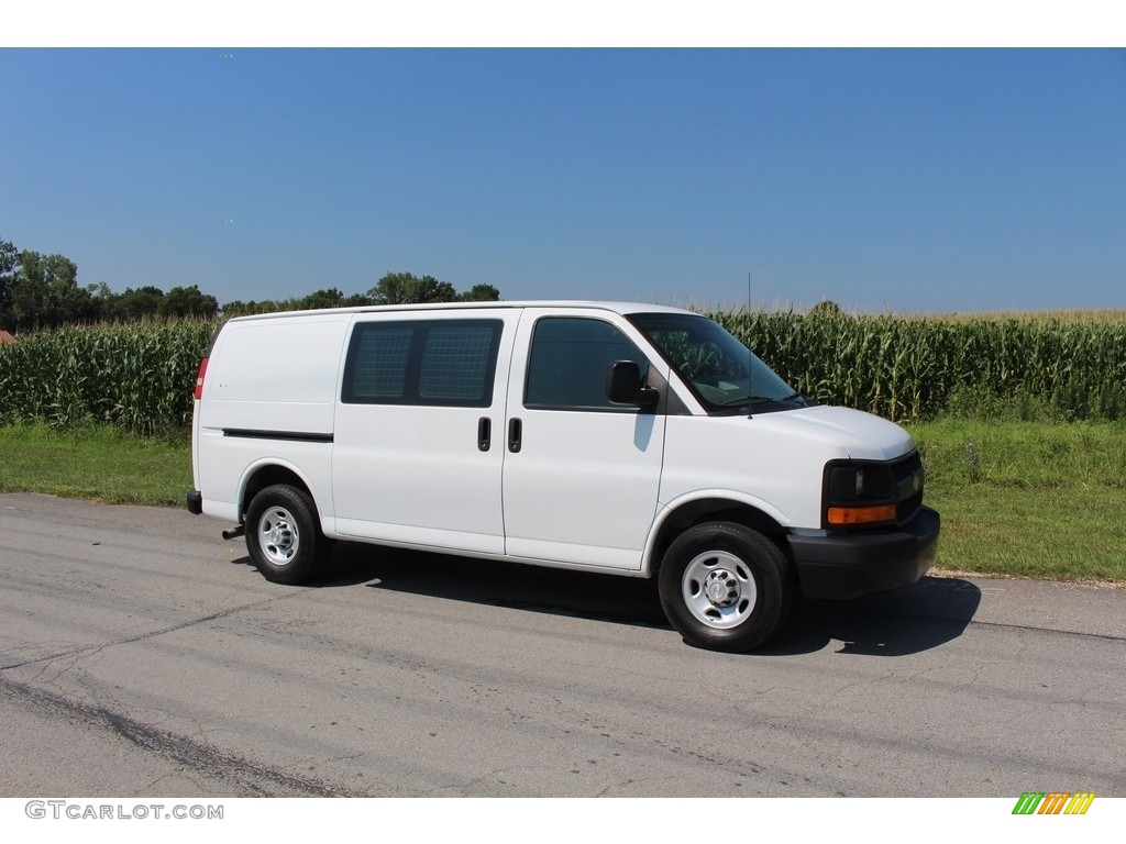 2009 Express 2500 Cargo Van - Summit White / Medium Pewter photo #3