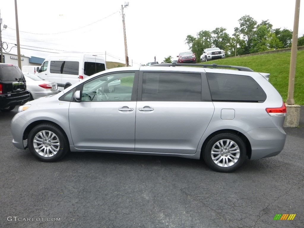 2014 Sienna XLE - Silver Sky Metallic / Light Gray photo #7