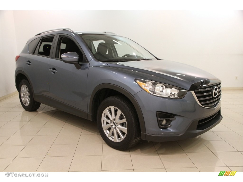 2016 CX-5 Touring AWD - Blue Reflex Mica / Black photo #1