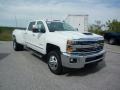 Summit White 2017 Chevrolet Silverado 3500HD LTZ Crew Cab Dual Rear Wheel 4x4 Exterior