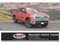 2017 Inferno Orange Toyota Tundra SR5 Double Cab 4x4  photo #1