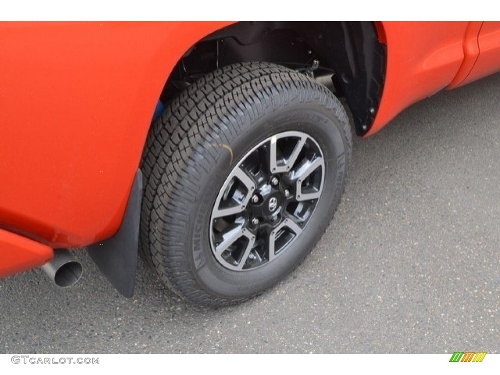 2017 Tundra SR5 Double Cab 4x4 - Inferno Orange / Black photo #9