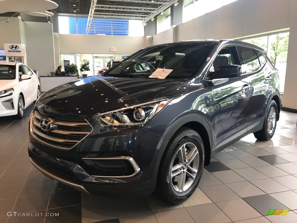 Marlin Blue 2017 Hyundai Santa Fe Sport AWD Exterior Photo #121850120