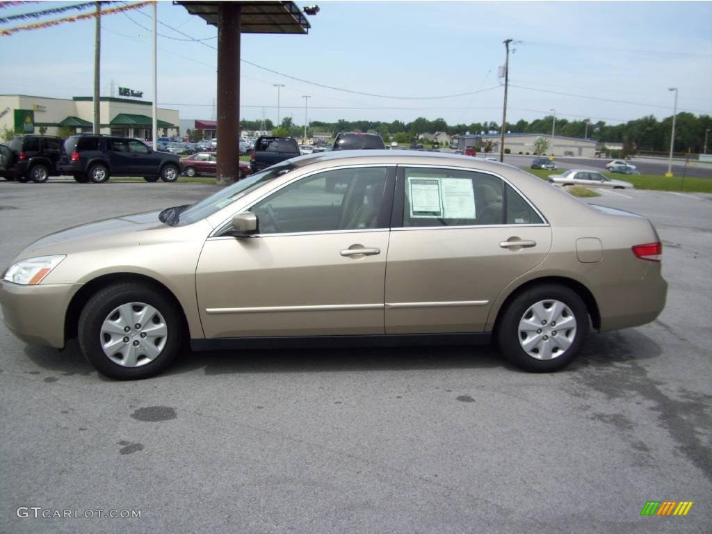 2003 Accord LX Sedan - Desert Mist Metallic / Ivory photo #2