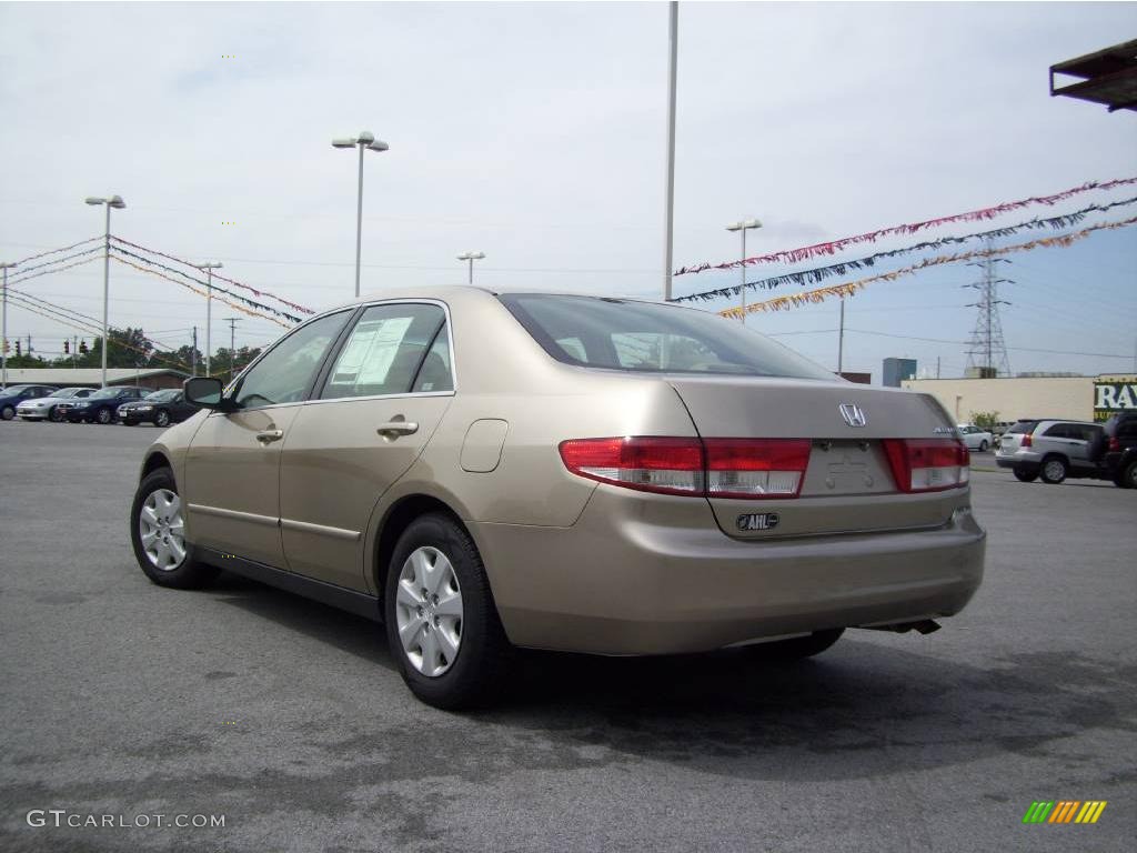 2003 Accord LX Sedan - Desert Mist Metallic / Ivory photo #3