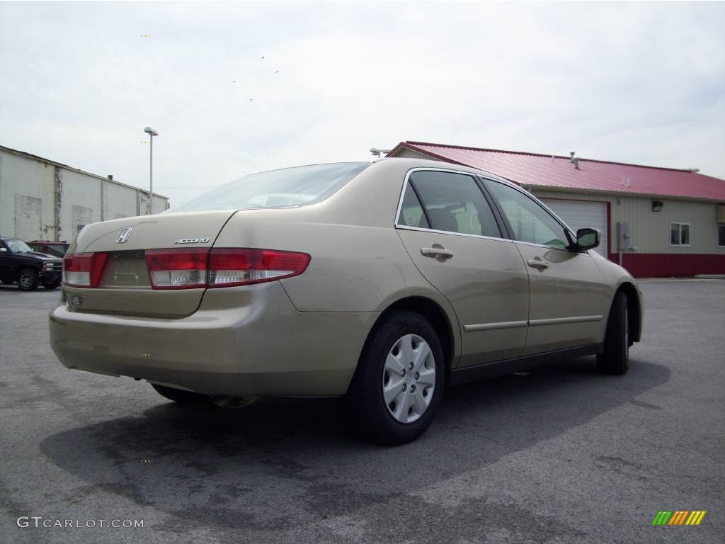 2003 Accord LX Sedan - Desert Mist Metallic / Ivory photo #5