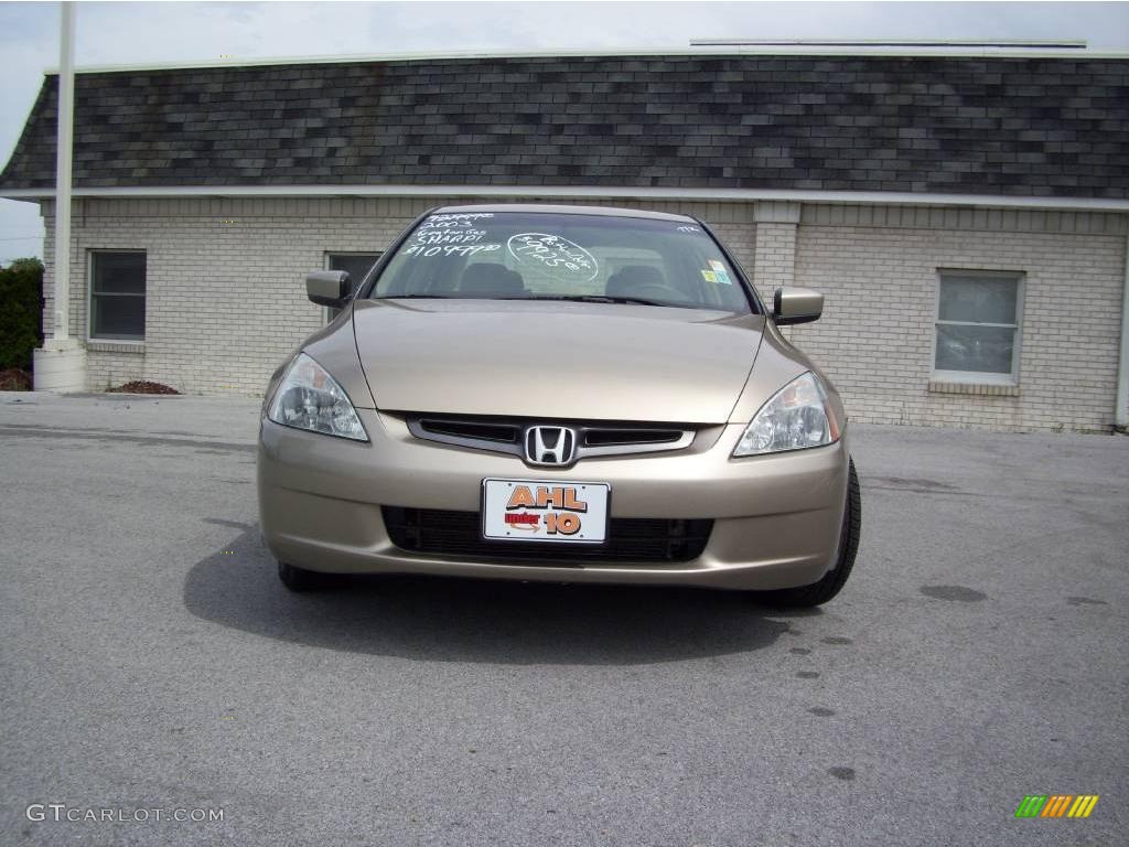 2003 Accord LX Sedan - Desert Mist Metallic / Ivory photo #8