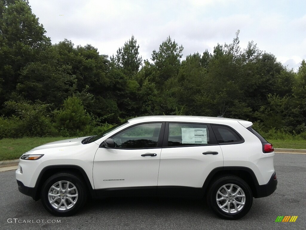 2017 Cherokee Sport 4x4 - Bright White / Black photo #1