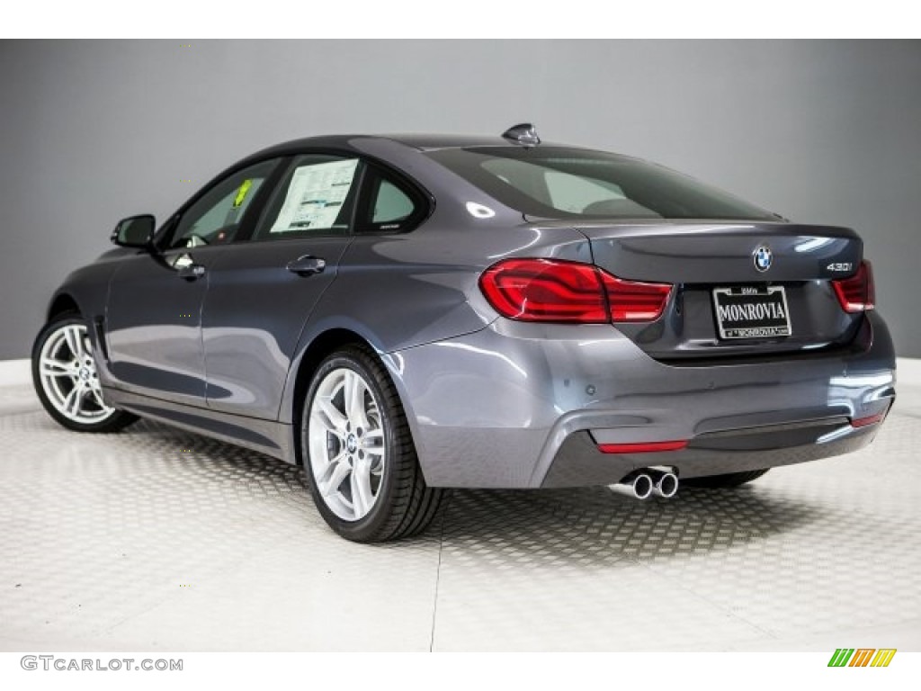 2018 4 Series 430i Gran Coupe - Mineral Grey Metallic / Black photo #3